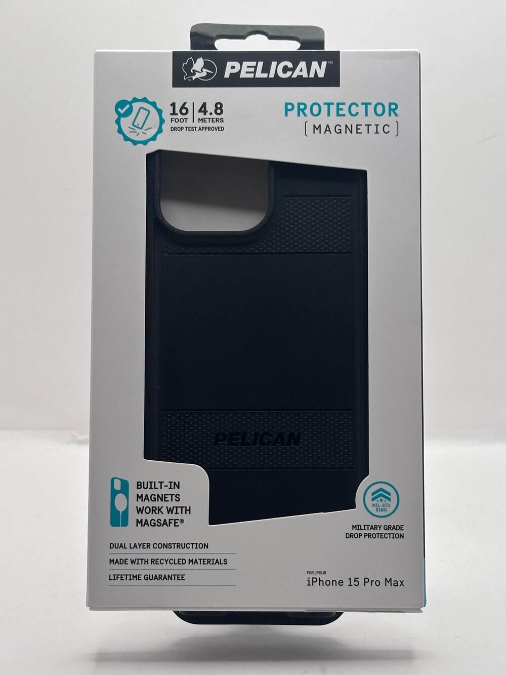 Pelican Protector Magnetic iPhone 15 Pro Max MagSafe Case NWT MSRP: $50.00